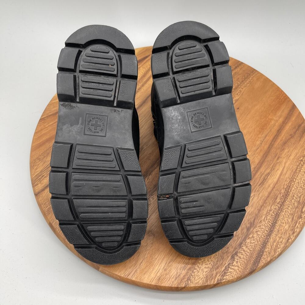 Dr Martens Combs W Boots Womens Size 8 Air Wair Black Lace Up Combat Ankle Shoes - Picture 7 of 9